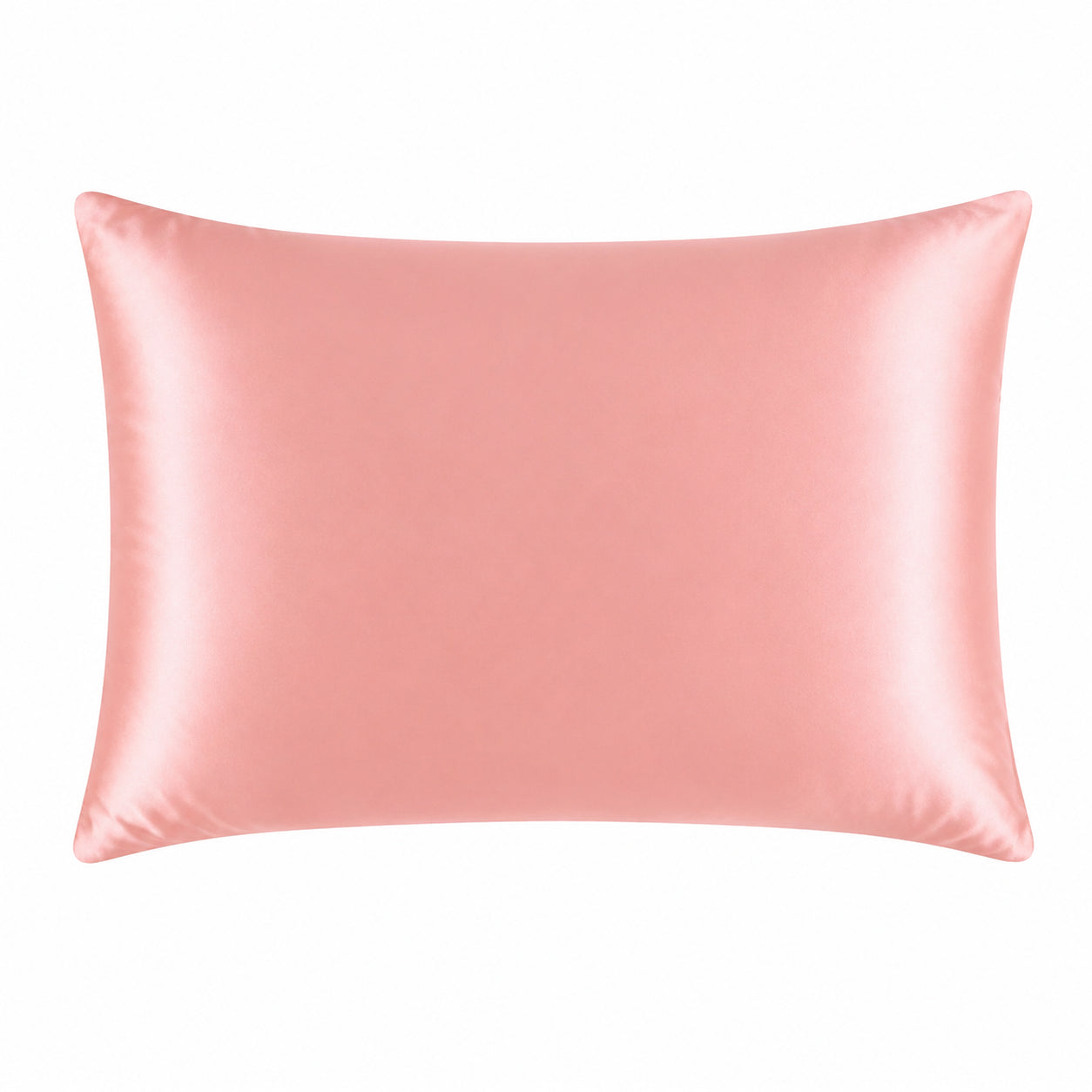 Taie en soie Someira coloris rose poudré